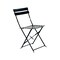 Homeroots Set of Two Black Aluminum Outdoor Folding Dining Chairs 606524 - alternate 7