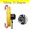 Edendirect 20 in. 3 Speeds High Velocity Pedestal Oscillating Fan in Yellow with Powerful 1/5 HP Motor IR-FANPD20W - alternate 5