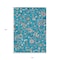 Homeroots 10' X 14' Teal Blue Ivory And Pink Floral Washable Indoor Outdoor Area Rug 597853 - alternate 8