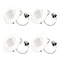 Bulbrite 9w 60w Equivelant 4 in. Downlight w/Gimball LED Light Bulb Medium Base (E26) White Round 2700K, 4PK 861496 - alternate 1
