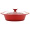 Crock Pot Crockpot Appleton 2 Quart Oval Stoneware Casserole Dish in Red with Glass Lid 135281.02 - alternate 1