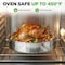 Nutrichef 20 in Oval Roasting Pan with Rack and Lid NCOAVL99 - alternate 4