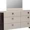 Homeroots 34" Refined Beige High Gloss Dresser 329659 - alternate 4