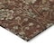Homeroots 3' X 5' Brown Tan And Red Floral Washable Indoor Outdoor Area Rug 603431 - alternate 7