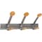 Alba Coat Rack, 3 Hook, Wood/Steel PMV3 - alternate 1