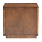 Homeroots 22" Brown Wood Block End Table With Two Drawers 576799 - alternate 8
