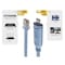 Sanoxy 10ft USB-C to RJ45 8P8C Flat Serial Console Cable Compatible for Cisco Console Cable, Blue SNX-U3111-2210 - alternate 3