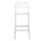 Rainbow Outdoor Bella Set of 2 Stackable Barstool W/No Arms-White, PR RBO-BELLA-WT-SC-SET2 - alternate 2