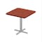 Correll Square Cafe Table, 24 in W, 24 in L, 29 in H, Particleboard Top, Cherry SXT24S-21-98-21 - alternate 1