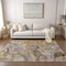 Homeroots 5' X 8' Taupe Abstract Washable Non Skid Indoor Outdoor Area Rug 559199 - alternate 6