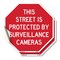 Signmission This Street Is Protected by Surveil, 4 inch X 4 inch, Vinyl Decal, 2PK OC-D-2PACK-4-331 - alternate 1