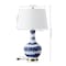 Jonathan Y Tucker 30.5" Ceramic/Metal LED Table Lamp, Blue/White JYL3054B - alternate 9