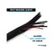 Kable Kontrol Wrap Around Cable Sleeving, 1 in Inside Dia., 400 ft, Halogen Free Polyester, Black BSSCE1.00-400 - alternate 7