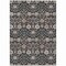 Homeroots 3' X 5' Black Brown And Beige Floral Washable Indoor Outdoor Area Rug 605413 - alternate 8