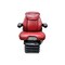 Uni Pro 1061 Air Suspension Seat, 12-Volt, Red Vinyl 8553 - alternate 8