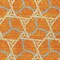 Homeroots 10' X 14' Orange And Blue Geometric Washable Indoor Outdoor Area Rug 613517 - alternate 7