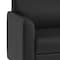 Flash Furniture HERCULES Diplomat Black LeatherSoft Sofa with Clean Line-Stitched Frame and Chrome Legs BT-827-3-BK-CHR-GG - alternate 9