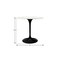 Homeroots 32" White And Black Marble And Metal Dining Table 520852 - alternate 9