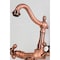 Kingston Brass Two-Handle Wall Mount Bridge Kitchen Faucet, Antique Copper KS126AXAC - alternate 5