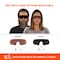 Ergodyne Matte Desert Frame High Contrast Bronze Lens Safety Glasses, High Contrast Lens AEGIR-HC - alternate 9