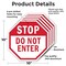 Signmission Stop Do Not Enter, 10 inch X 10 inch, Aluminum Metal Signs, 5PK OC-A-5Pack-10-47 - alternate 6