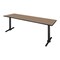 Regency Cain T-Base Training Seminar Table, 84 in W, 24 in L, Noble Oak MTRCT8424NO - alternate 1