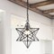 Jonathan Y Stella 12" Moravian Star Metal/Clear Glass LED Pendant, Oil Rubbed Bronze/Clear JYL9035C - alternate 15