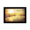 Homeroots Yellow Sunset Boats In Marina Black Framed Print Wall Art 529608 - alternate 4
