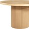 Homeroots 48" Natural Wood Pedestal Base Round Top Dining Table 602333 - alternate 7
