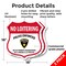 Signmission Bilingual No Loitering Shield Sign Polic, 18 inch X 18 inch, Plastic Sign, 2PK SHI-P-2PACK-18-365 - alternate 5
