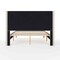 Martha Stewart Maisie Queen Upholstered Platform Bed, Wingback Headboard and Cushioned Siderails TW-3WDB0032-Q-BG-MS - alternate 9