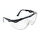 Mcr Safety Safety Glasses, Anti-Scratch, Clear Lens, Black Frame, Wraparound, 12 PK TK110 - alternate 1