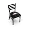Holland Bar Stool Co BlackLogo Chair, VinylSeat L00418ArknUn - alternate 1