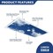 Beyond Led Technology LED Cloud Panel With Built-in Downlight, Adj Watt 30W-72W, Adj CCT 3K-6500K, 100-277V, 2'X4', 2PK 157153 - alternate 11