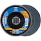 Pferd 5'' X-LOCK POLIFAN Flap Disc - Z PSF STEELOX, Zirconia, 80 Grit, Conical 60766 - alternate 1