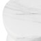 Leisuremod Sage Fiberstone Side Table, Half-Round Hourglass Design, Weatherproof, Fully Assembled SST16MW - alternate 9