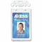 Brady Horizontal Locking Card Holder - 2.25" x 4.25" - Plastic 1840-6040 - alternate 2