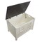 Homeroots 21" X 32" X 21" Weathered White Washed Gray Wood Youth Chest 347560 - alternate 6