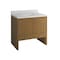 James Martin Vanities Hudson 36" Sgl Vanity, Honey Oak w/ Sgl Hole 3 CM White Zeus Silestone Top and Matching Backsplash 435-V36-HNO-1WZ - alternate 9