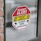 Signmission Security Alert Trespassers Will Be, 6 inch X 6 inch, Vinyl Decal, 2PK OC-D-2PACK-6-5 - alternate 4