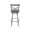 Holland Bar Stool Co 820 Catalina Stainless Steel 36in Swivel Bar Stool with Rein Thatch Seat 82036SS026 - alternate 7