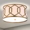 Jonathan Y Hex 2-Light 12.5 in. Metal LED Flush Mount, Brass Gold JYL3501A - alternate 7