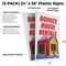 Signmission Bounce House Rentals, Plastic Signs Only 24 Inch x 36 Inch, Corrugated Plastic, 2PK CSB-2436-2PACK-Bounce House Rentals - alternate 2