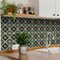 Homeroots 12" X 12" Agean Blue and Green Peel and Stick Tiles 555954 - alternate 6
