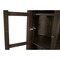 Homeroots 48in Espresso and Black Solid Wood and Iron Accent Cabinet With Four Doors 619968 - alternate 8
