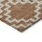 Homeroots 8' X 10' Brown And Ivory Geometric Washable Indoor Outdoor Area Rug 593783 - alternate 9