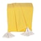 Homeroots 50" X 60" Yellow Woven Cotton Throw Blanket with Tassels 548941 - alternate 5