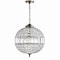 Jonathan Y Georgina 16" Crystal/Metal LED Pendant, Antique Brass JYL6110B - alternate 17