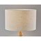 Homeroots 28" Brown Solid Wood Candlestick Table Lamp With Off White Drum Shade 524632 - alternate 8