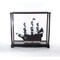 Homeroots 34in Black Glass Standard Display Stand 364365 - alternate 1